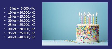       
          BELOHNUNG FÜR DAS ARBEITSJUBILÄUM
      